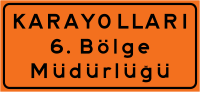 Karayolları Teşkilatına Ait Bilgi Levhası