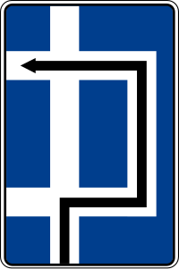 İleriki Kavşakta Sola Dönüş Yasağı