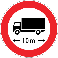 Uzunluğu ... Metreden Fazla Olan Taşıt Giremez