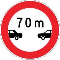 Öndeki Taşıt ... Metreden Daha Yakın Takip Edilemez