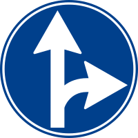 İleri ve Sağa Mecburi Yön